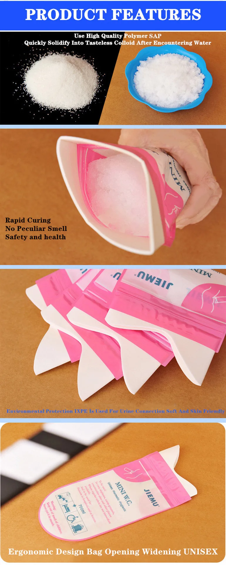 1 шт. одноразовый портативный аварийный автомобильный мешок для мочи рвоты