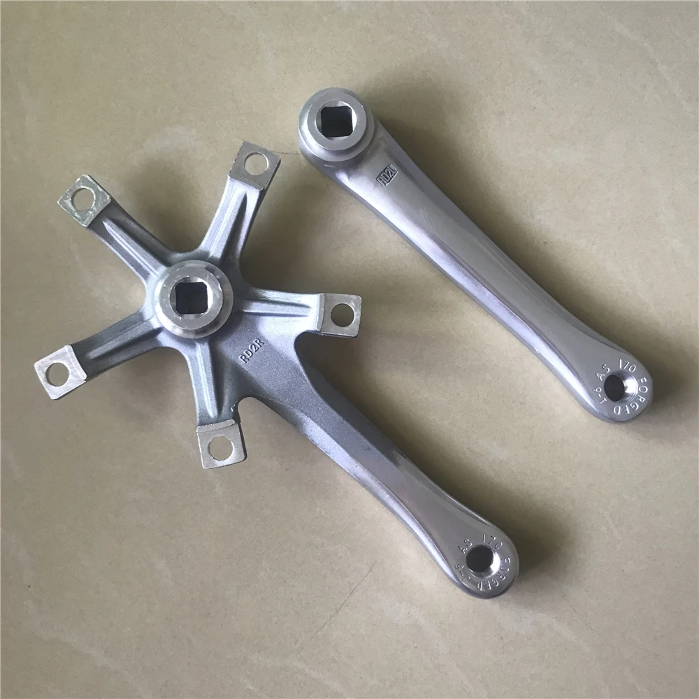 TRUYOU шатун для дорожного велосипеда 130 BCD длина 170 мм Серебристые горные складные