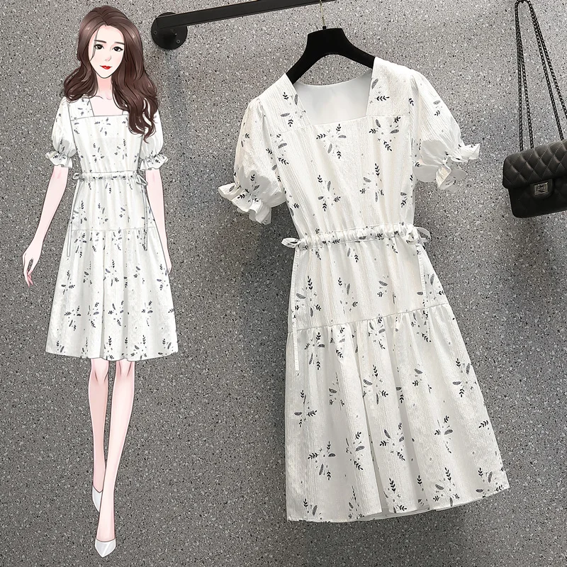 

Женский винтажный сарафан средней длины, с коротким рукавом