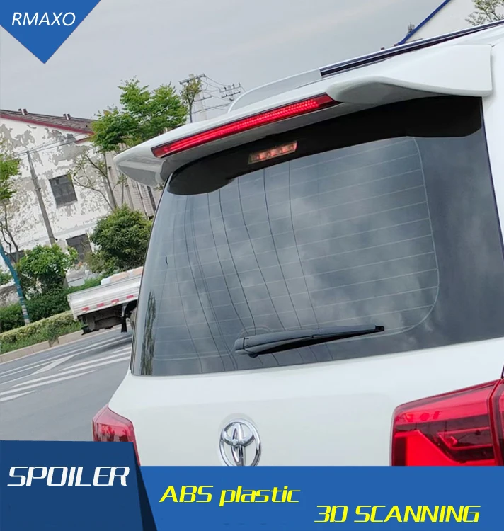 

Спойлер для Land Cruiser LC200 2010-2018 Toyota Land Cruiser 150, спойлер из АБС-пластика, цветной задний спойлер для автомобиля
