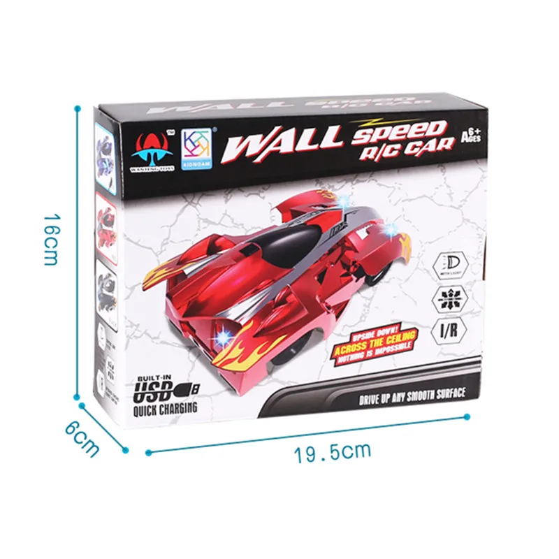 Мини-игрушечная машинка для детей радиоуправляемая модель скалолазания на стену