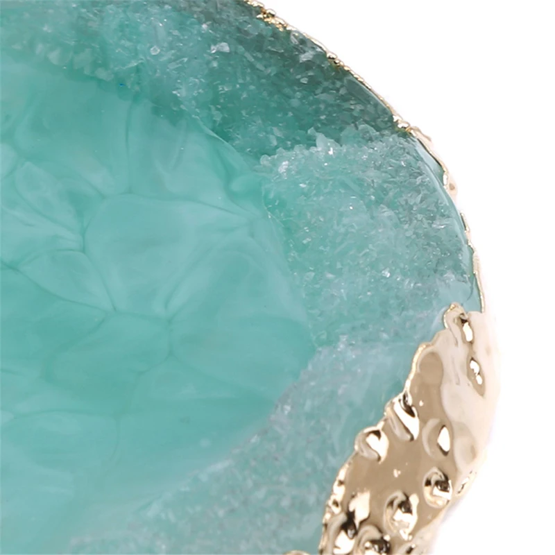 1 шт. Зеленый Натуральный полимер Агат Гель лак для нейл арта палитра цветов