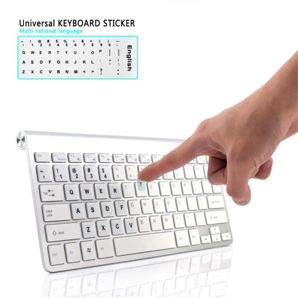 

Notebook Keyboard Stickers Film for Apple Macbook Russian Alphabets Matte Film Protection Convenient