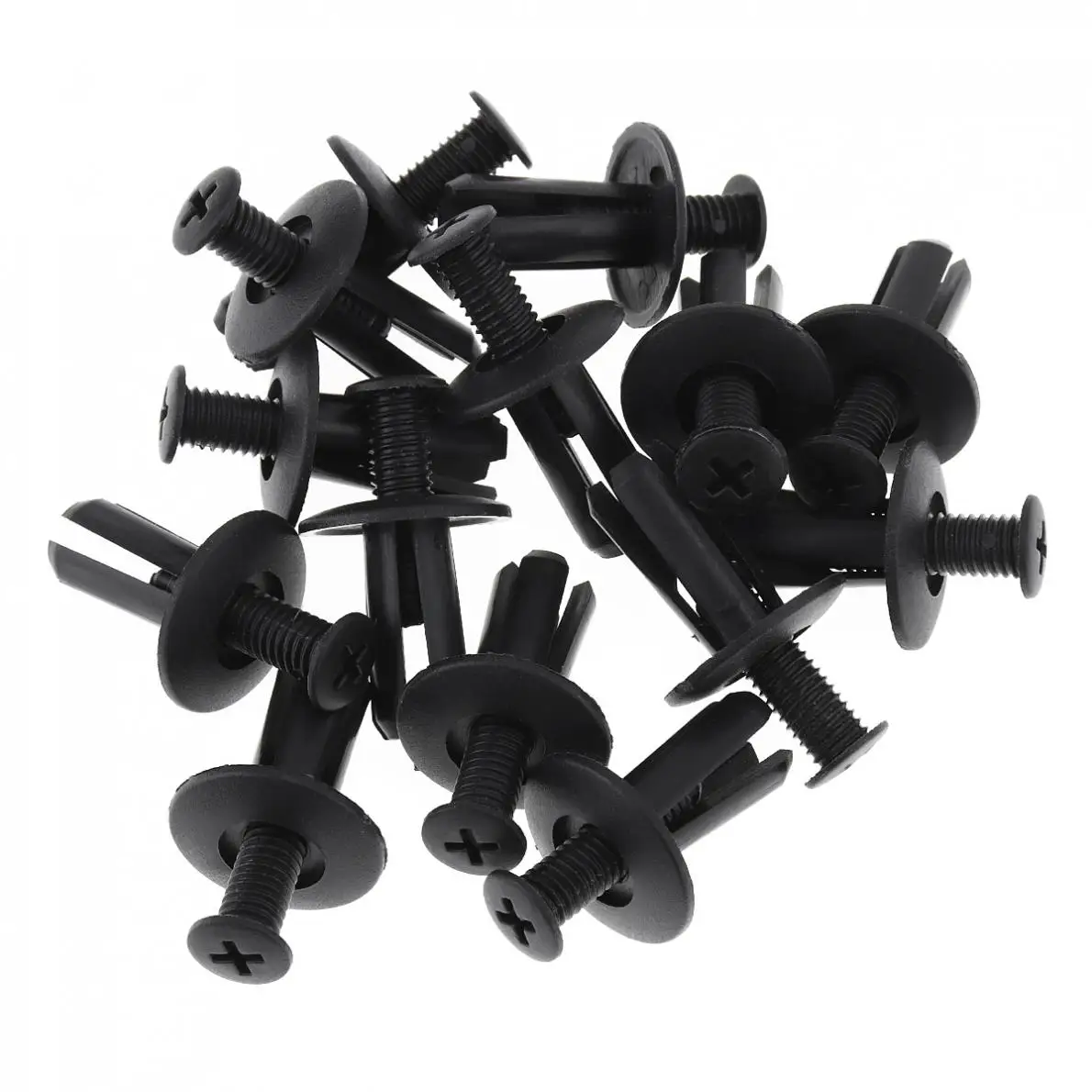 200 шт 20 видов Универсальный пластик + металлический бампер для кузова автомобиля