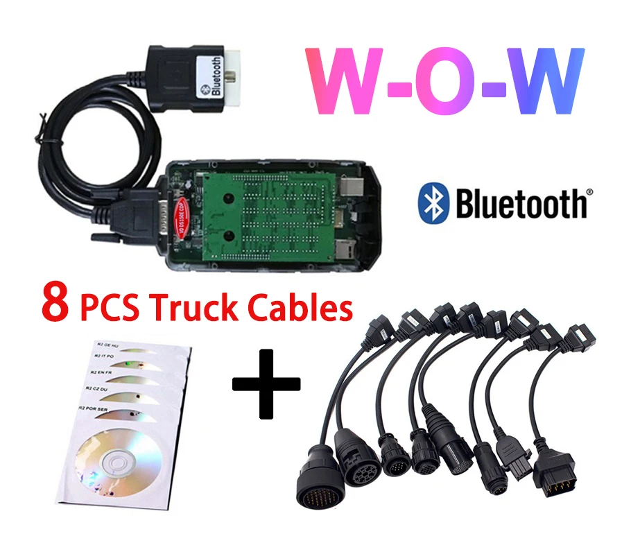 2021 WOW CDP V5.008 R2 2017.R3 Keygen vd ds150e cdp с Bluetooth для диагностического сканера delicht obd2 кабели