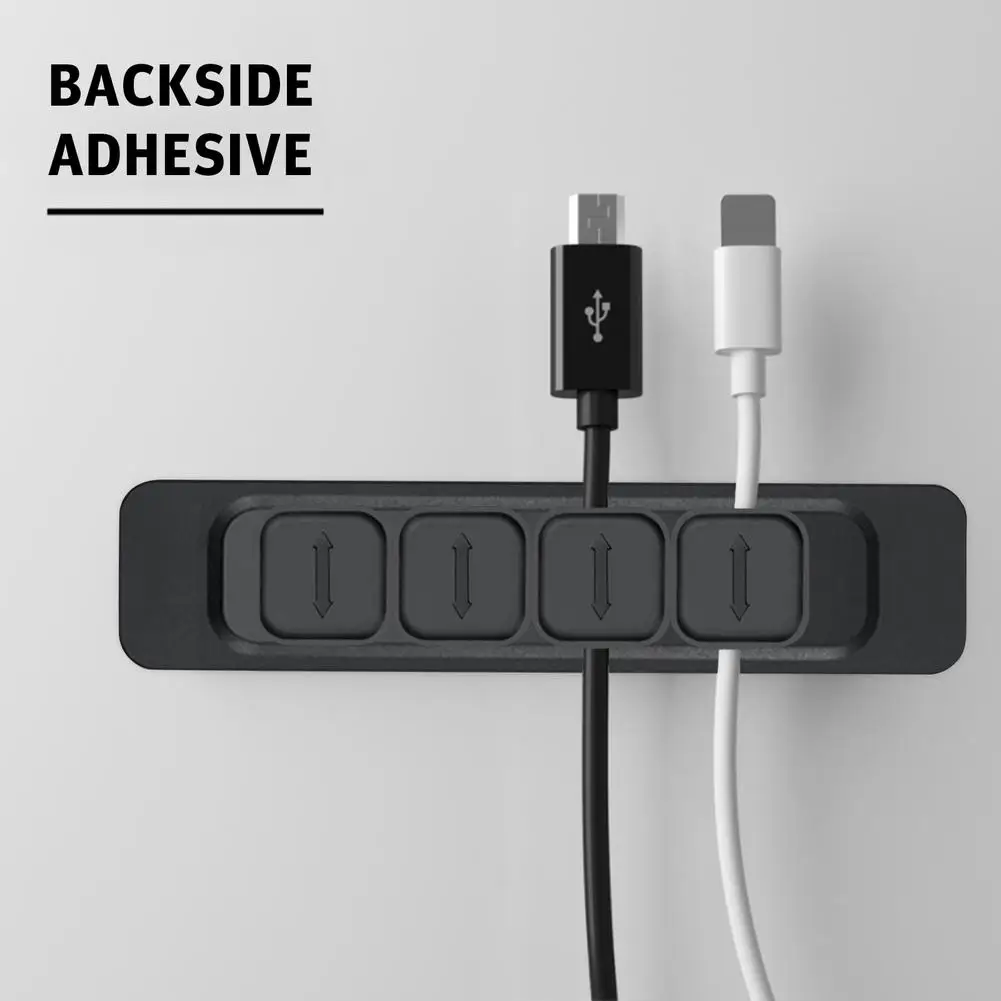 

Настольный органайзер для кабелей, устройство для намотки USB кабеля, настольные клипсы для аккуратного управления, зажим для кабеля, держат...