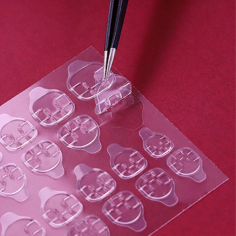 Аксессуары для дизайна ногтей сделай сам двухсторонняя клейкая прозрачная