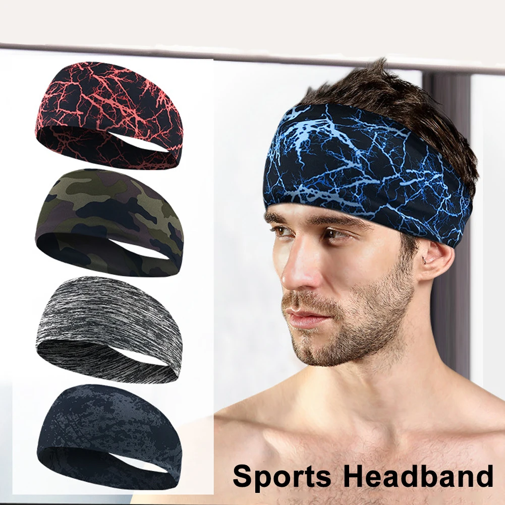 

Absorbent Cycling Yoga Sport Sweat Headband Men Sweatband For Men and Women Yoga Hair Bands Head Sweat Bands Sports Equipment