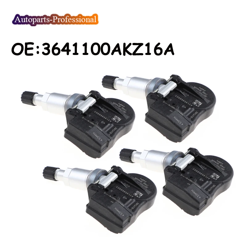 4 шт./лот 3641100AKZ16A для Great Wall Harvard H5 H6 Wingle5 TPMS датчик давления в шинах - Цена: 2083.91