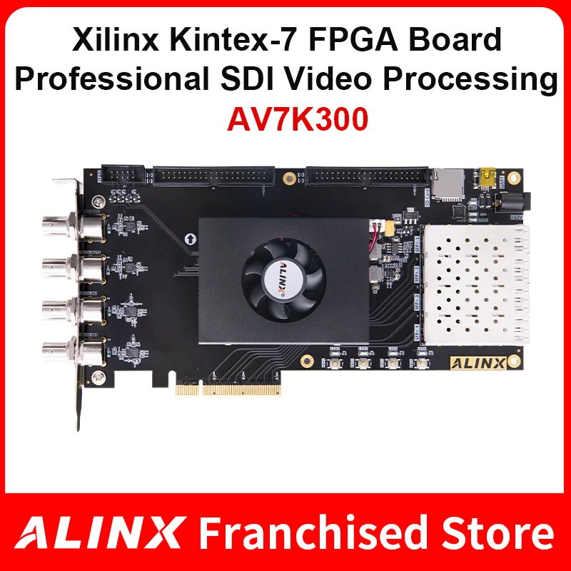 Online ALINX AV7K300: XILINX Kintex-7 K7 7325 XC7K325 SDI Video Bild Verarbeitung SFP PCIE Beschleuniger Karte FPGA Entwicklung Bord