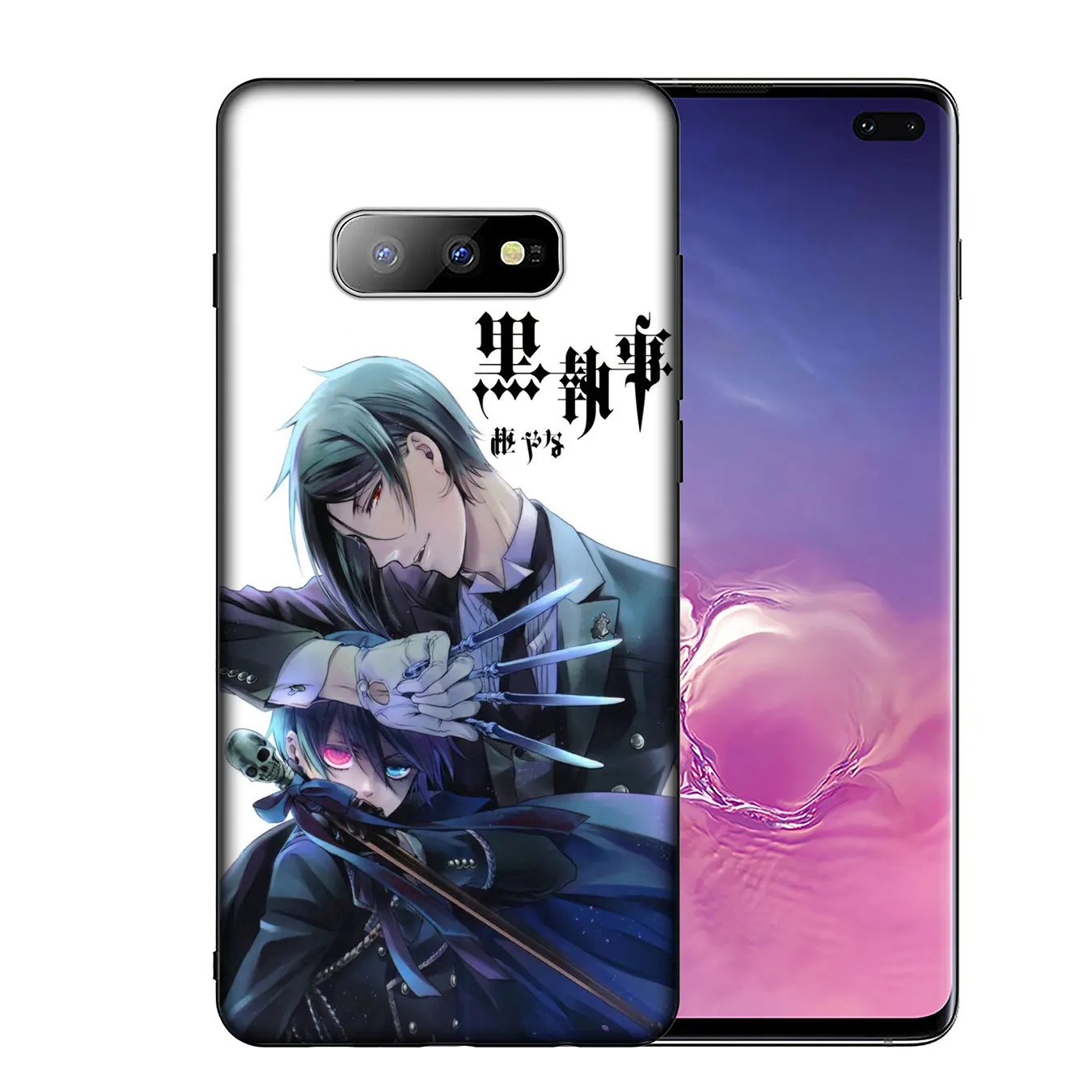 IYICAO Black Butler Anime Soft Silicone Phone Case for Samsung Galaxy S20 Ultra S10 Lite S9 S8 Plus S6 S7 Edge S10e Cover |