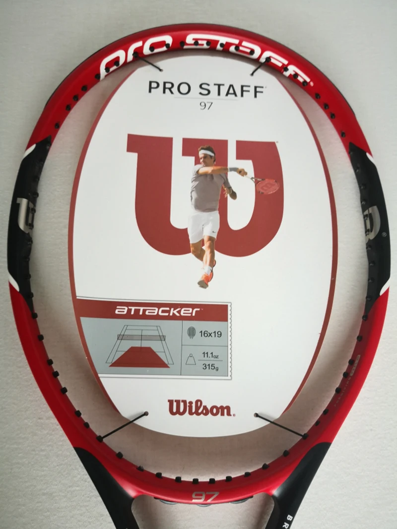 Ракетка теннисная Pro Staff 97 полностью карбоновая 315 г | Спорт и развлечения