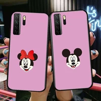 minnie mouse 2021 black soft cover the pooh for huawei nova 8 7 6 se 5t 7i 5i 5z 5 4 4e 3 3i 3e 2i pro phone case cases
