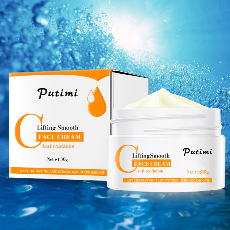 

PUTIMI Anti-Oxidation Brighten Cream for Face Fine Line Wrinkle Remover Moisturizing Whitening Skin Lifting Repair Face Cream