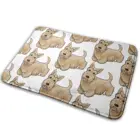 Шотландский коврик Terrier-Wheaten, нескользящий коврик для входной двери в спальню, шотландский терьер, Скотти, собак, щенков, Тото, шотландский