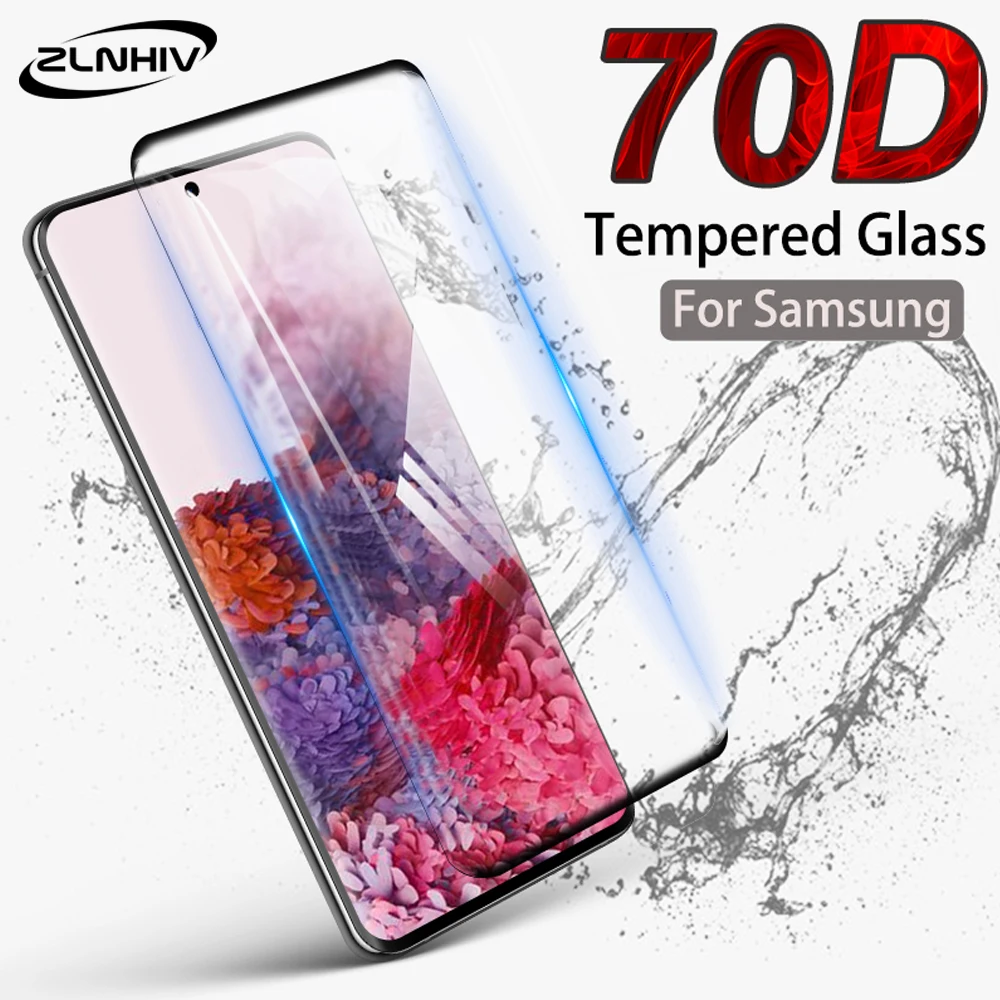 ZLNHIV чехол из закаленного стекла для samsung galaxy note 8 9 10 lite plus pro Защитная пленка экрана