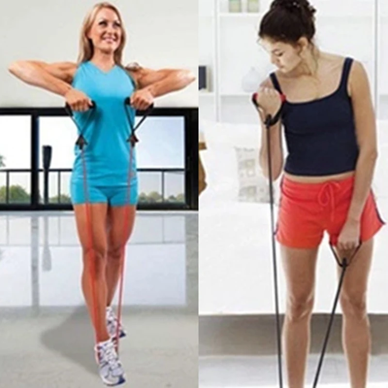 Эспандер резиновый для фитнеса эластичная лента йоги спортзала домашних