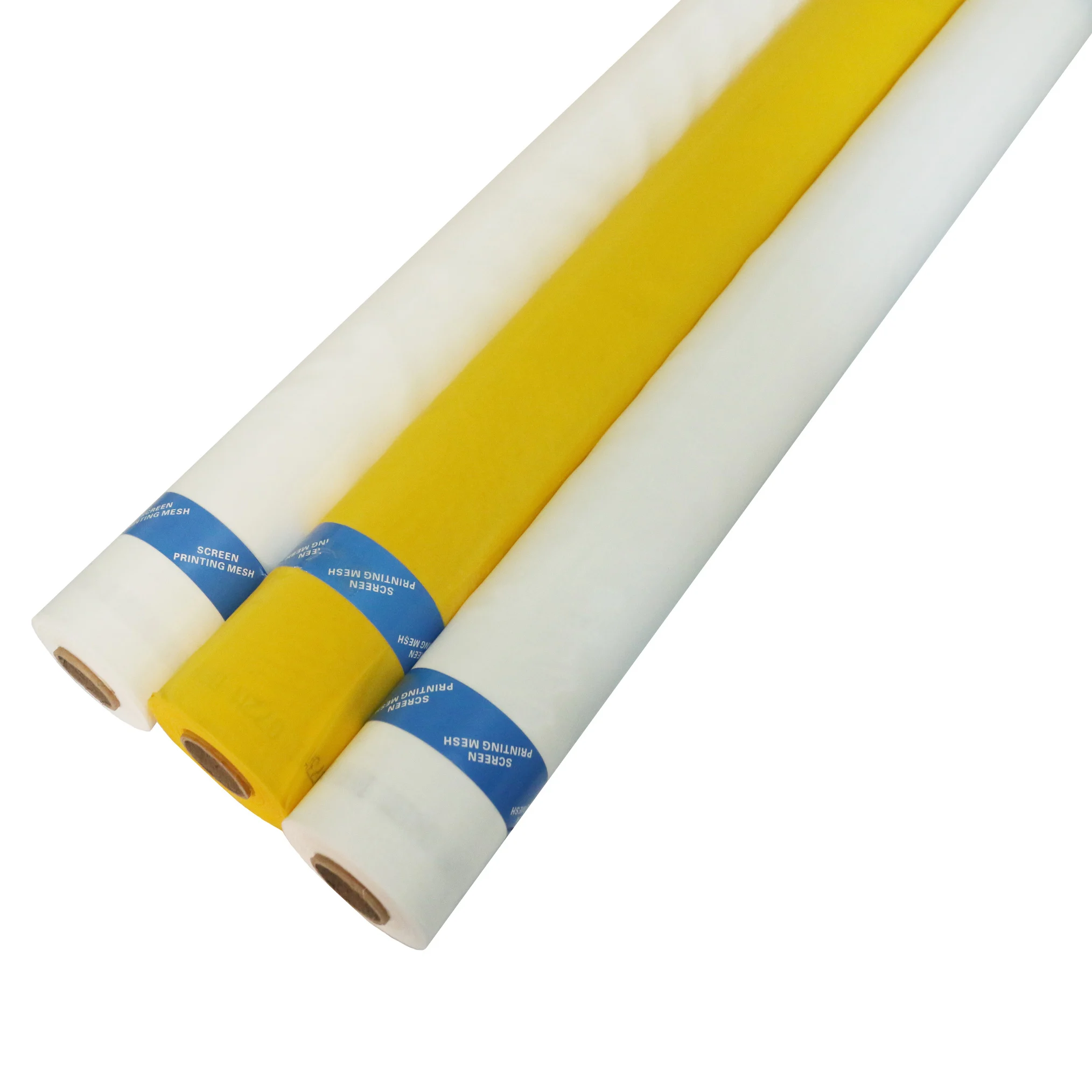 

1 Meter DPP 120T 305mesh Polyester silk screen printing mesh fabric 34UM White Yellow