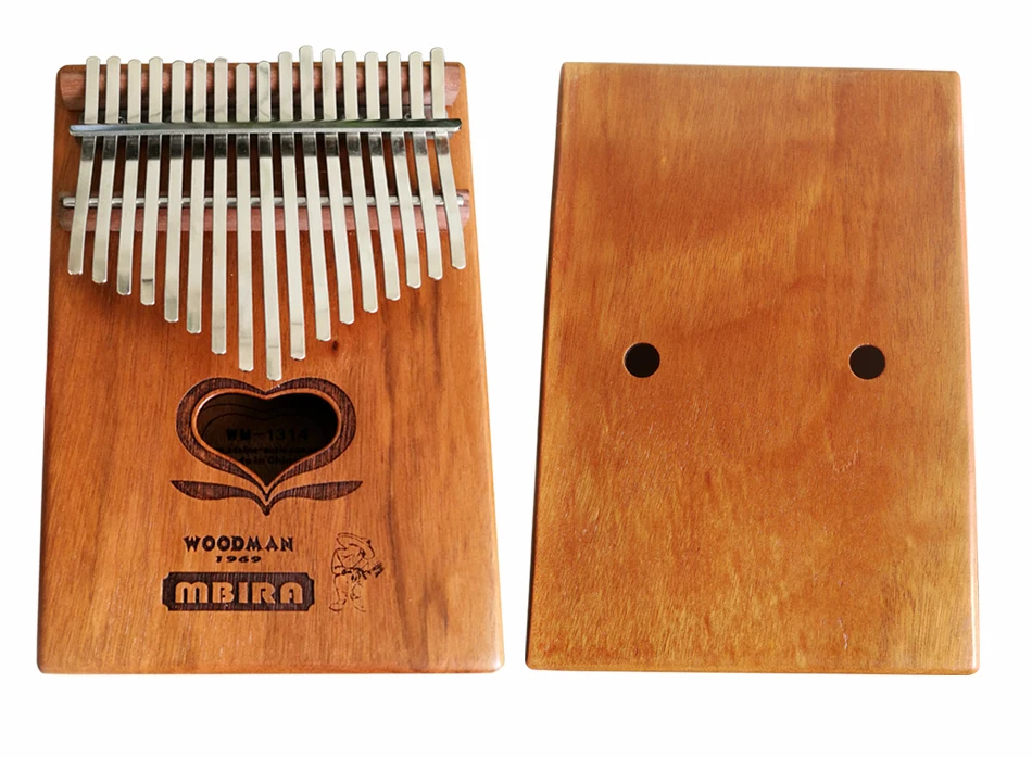 

BATESMUSIC 17 key Kalimba Dibetou African Thumb Piano Finger Percussion Keyboard Kids