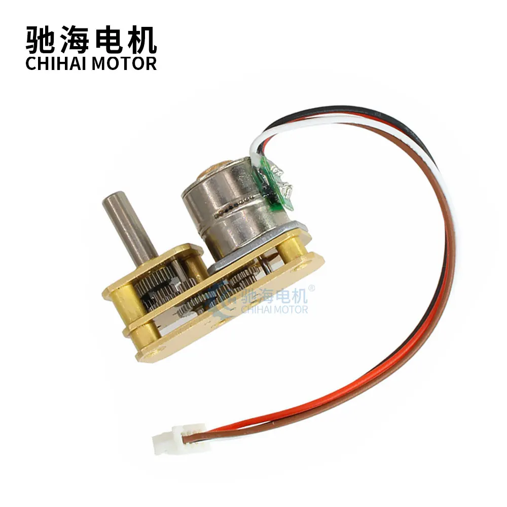 Двигатель ChiHai Φ 2-фазный 4-проводной шаговый редуктор 39 Ом DC 12,0 V коэффициент 500 200 50