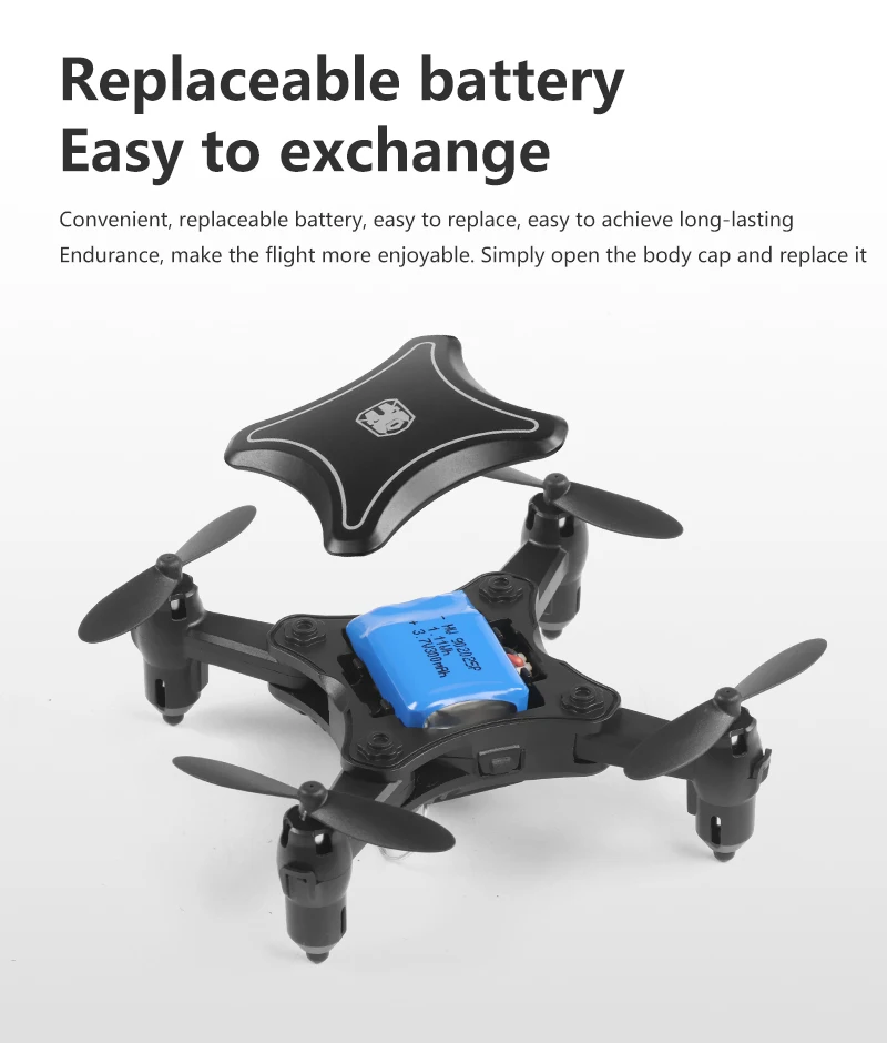 Мини-Дрон WiFi FPV камера 4K HD удержание высоты RC Дрон вертолет один ключ возврат складной мини-Квадрокоптер высокое качество Дрон