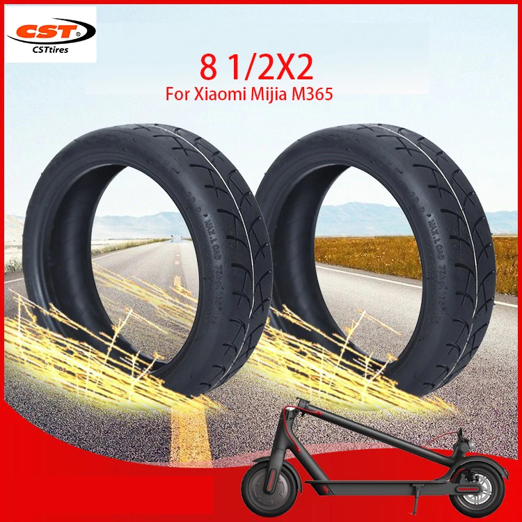 Cst Tire for Xiaomi Mijia M365 Scooter Tires 8 1/2X2 Electric Scooter Inflation Tyres Camera Durable Replacement Inner Tube