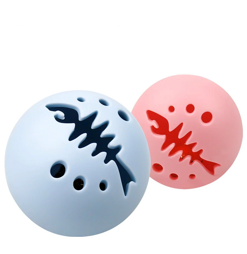 

Creative Macaron Color Pet Toy Ball Cat Mint Interactive Toy Pet Voice Toy Ball Pet Supplies Cat Glowing Toy