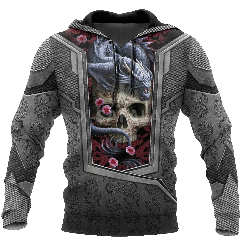 

Татуировка подземелья Череп Дракона 3D принт Размеры XS-7XL Толстовка для мужчин и женщин Harajuku верхняя одежда на молнии пуловер Толстовка, унис...