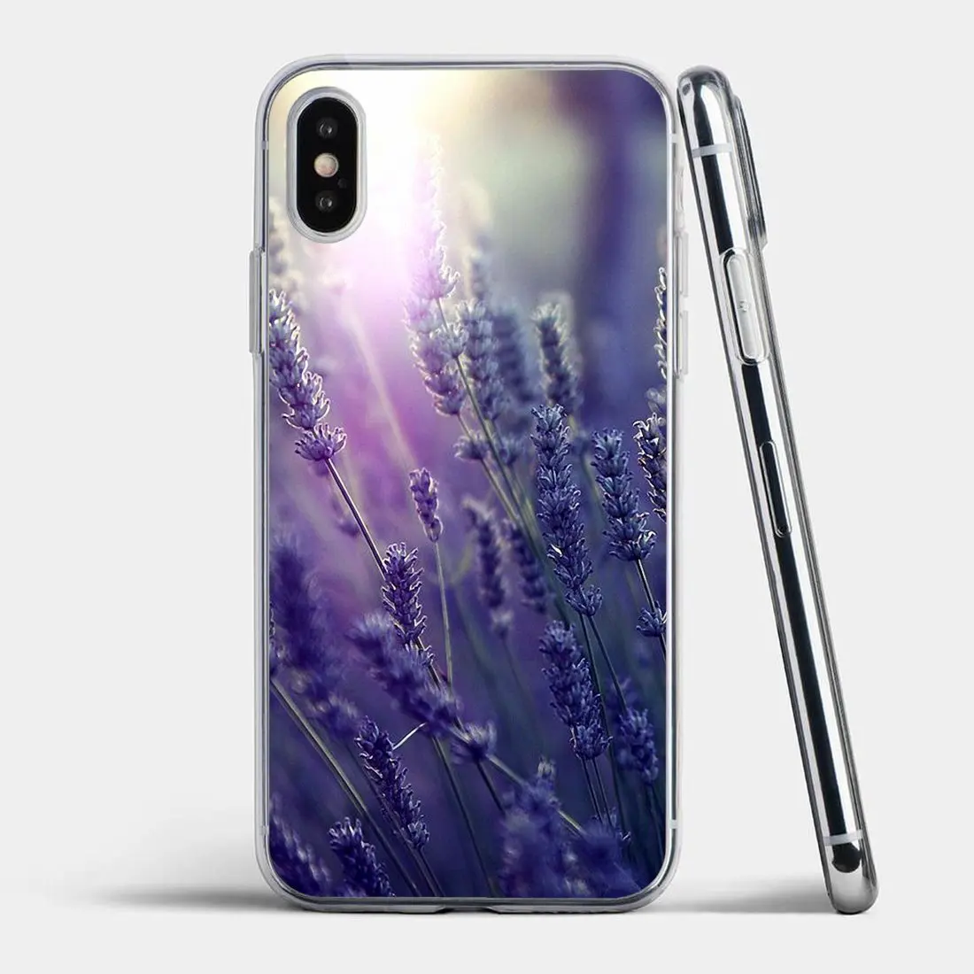 Watercolor Painting Lavender Art Transparent Soft Cases Covers For Xiaomi Redmi 3 3S 4X Note 3 4 5A 5 6 7 8 Pro Pocophone F1 images - 6