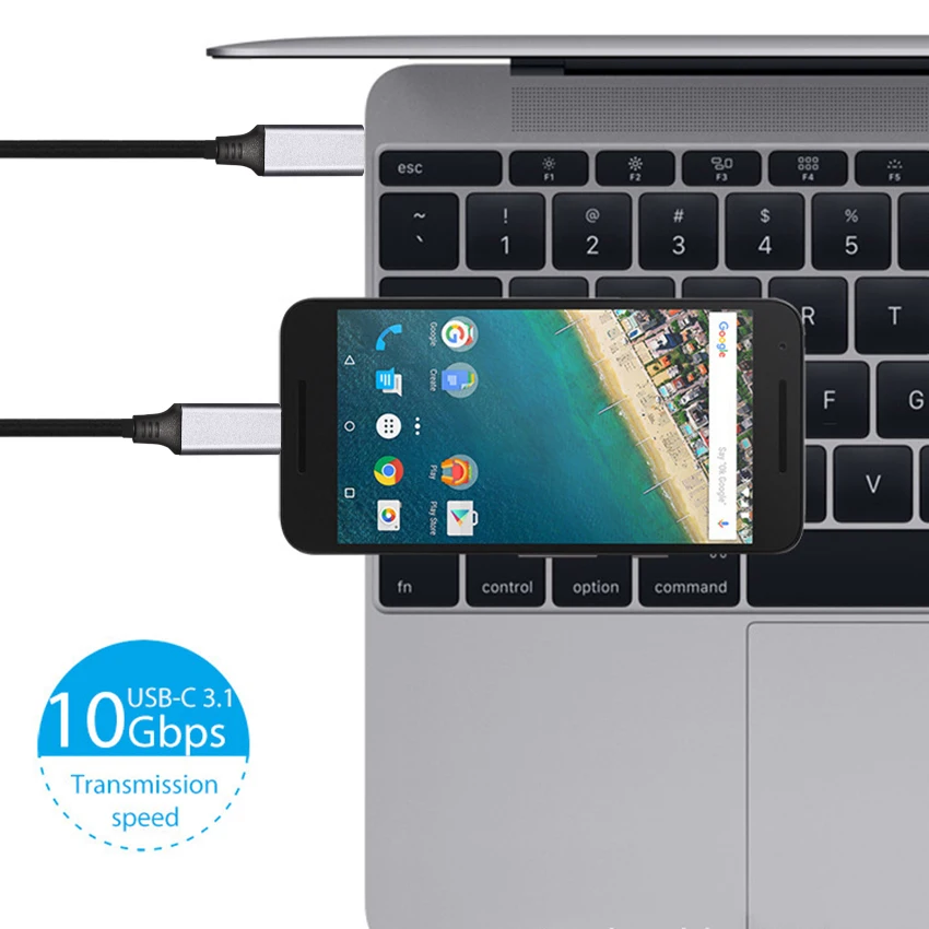Кабель type-c 3,1-type C USB C-USB C Gen2 3A 60 Вт 10 Гбит/с Штекерный кабель для синхронизации данных и зарядки