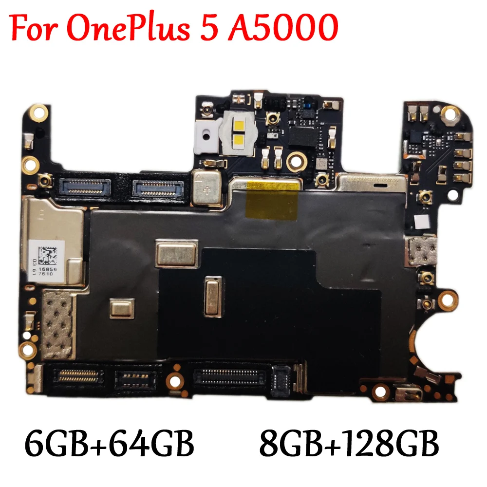Материнская плата Global Oxygen OS Tested Full Work Original Unlock Motherboard для OnePlus5 OnePlus 5 A5000 Logic Flex Circuit Panel Mainboard.