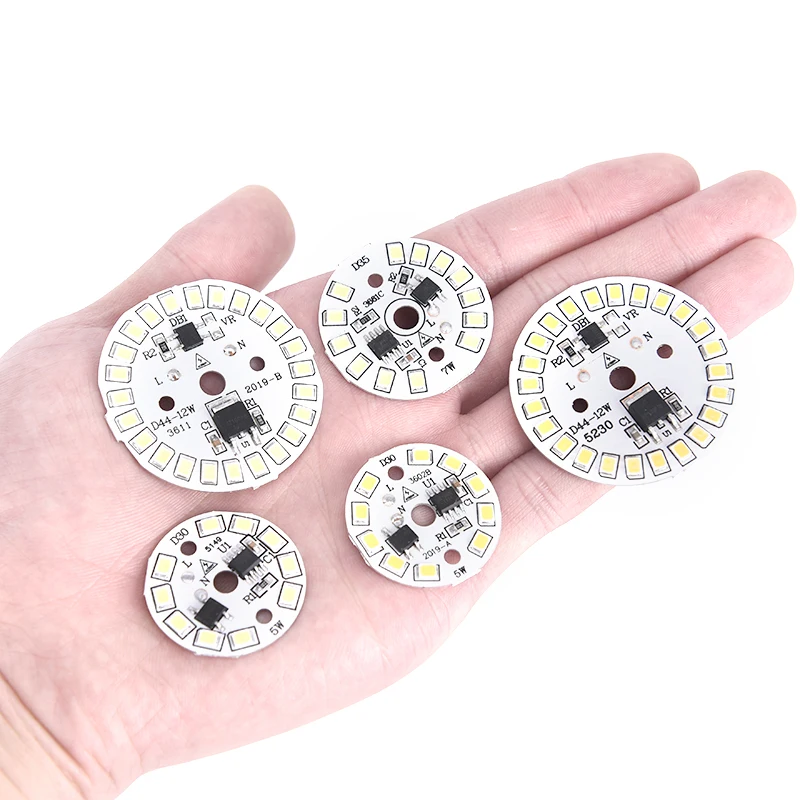 1pc LED нашивка-лампочка лампа SMD пластина круглый модуль источник светильник для