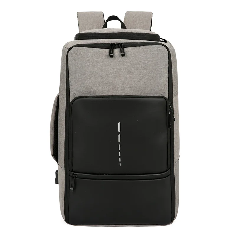 

Backpack Men's Korean Leisure USB Men's Backpack Breathable Wear-resistant Business Computer Bag Travel Bag Student Bag