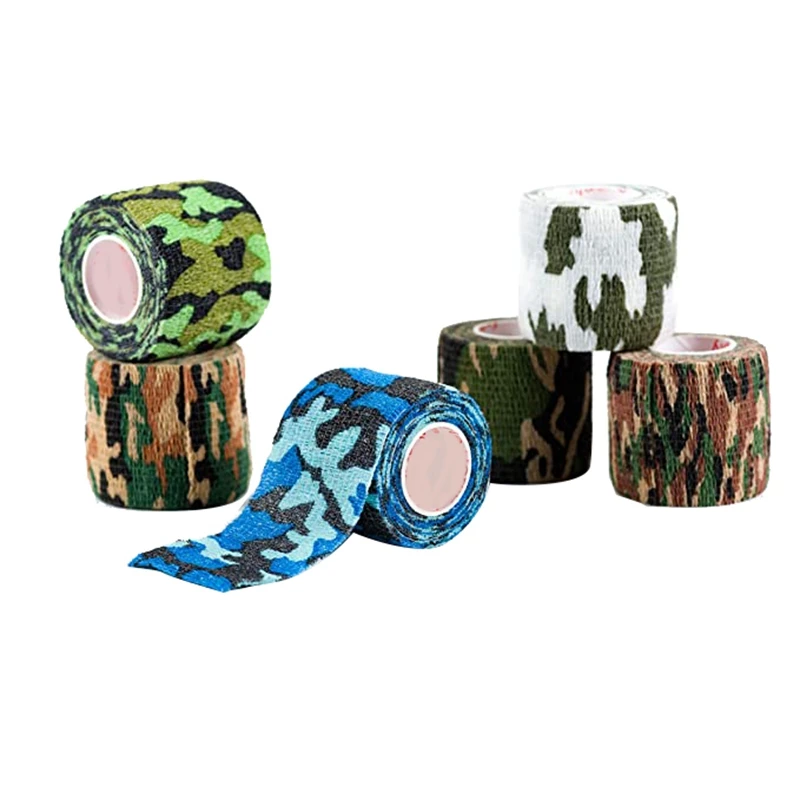 6 рулонная оберточная лента оптом (разные и камуфляжные цвета) ветеринарная для