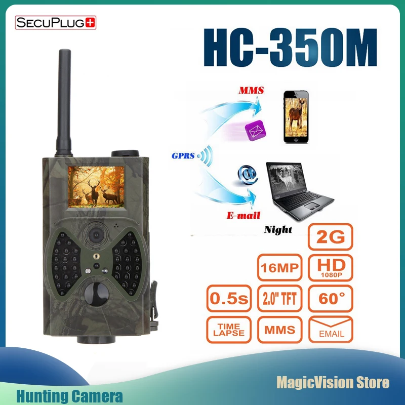 Охотничья фотоловушка MMS GPRS электронная почта инфракрасная камера для природы GSM