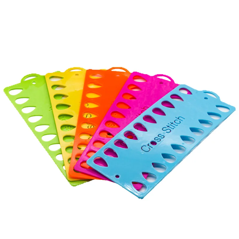 4 шт. пластиковый инструмент для вышивки крестиком лески Водостоки доска нарезки