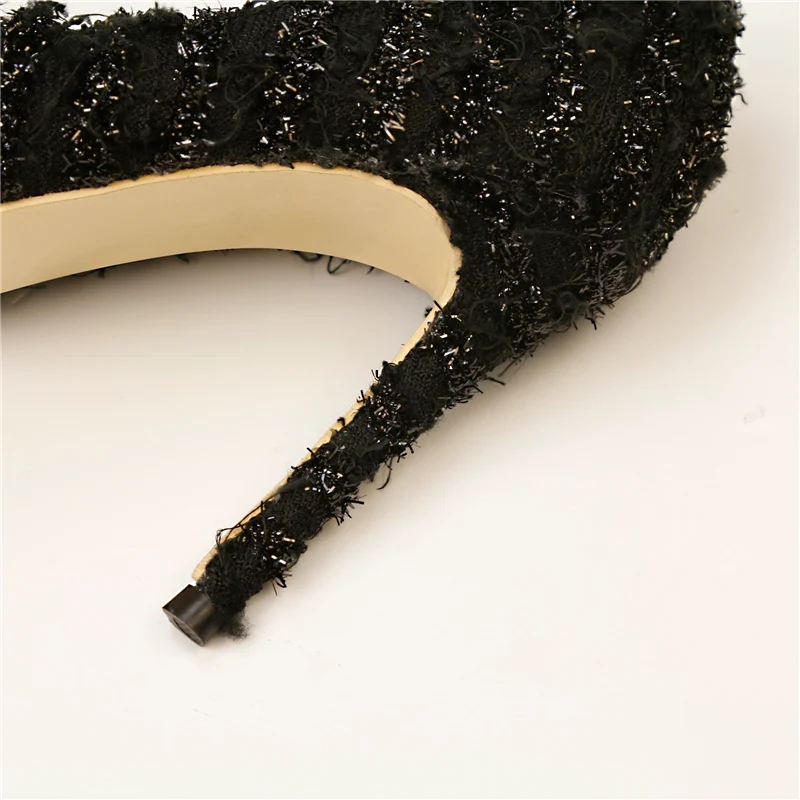 2019 г. Женские туфли-лодочки на высоком каблуке 10 см с блестящей пряжкой и