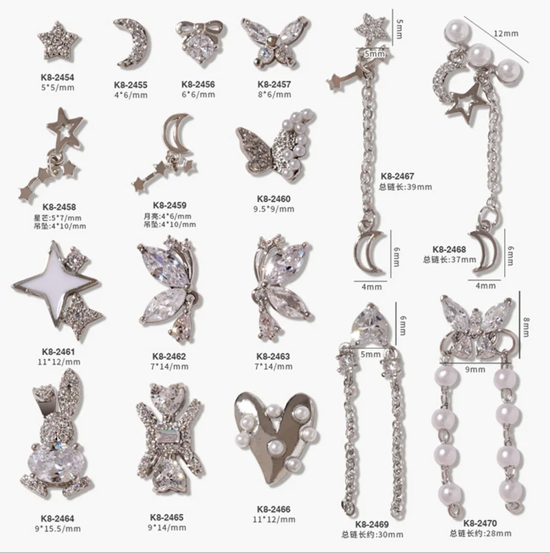 

3 шт., ювелирные украшения для ногтей