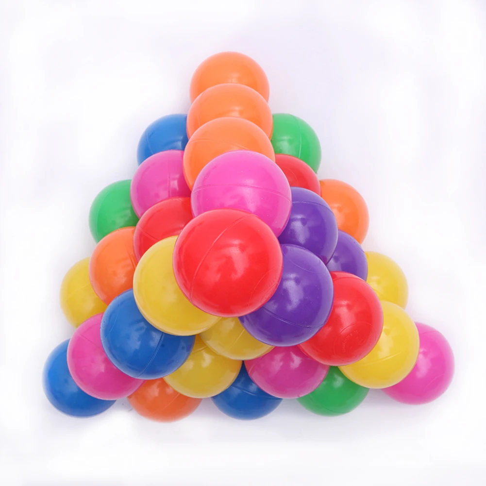 

100pcs 5.5cm Ball Pool with Basket Children Toy Ocean Ball Pit Baby Playpen Tent Outdoor Toys for Children Ballenbak