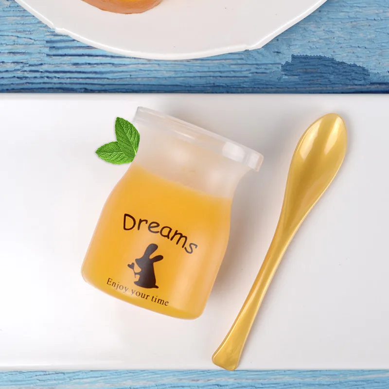 25 шт. креативные одноразовые пластиковые стаканчики для молочных пудингов