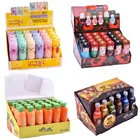 24 шт.коркор. фруктовый натуральный органический бальзам для губ, макияж, мелки для снов, бальзам для губ, специальный уход за сухими искусственными губами, бесплатная доставка