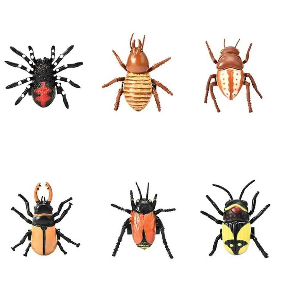 6 шт. мини автомобиль насекомое тянущиеся машины + шины колеса креативные