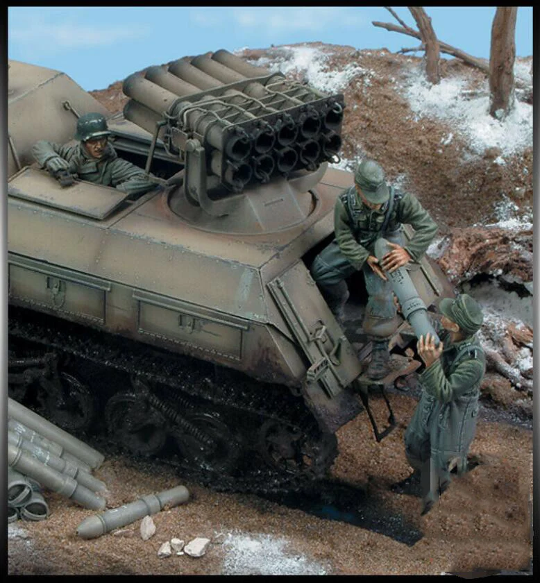 1/35 Набор для моделирования из смолы цистерна фигурок (3 фигурки)|Наборы сборки