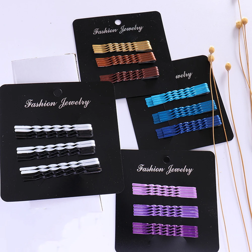 12 шт./лот хорошего качества красочные Спиральные заколки для женщин и девочек