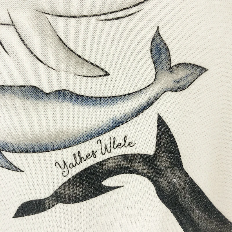 

Loose Casual Hoodies 2020 Whales Print Tops Women Autumn Clothes Female Turn Down Collar Sweatshirts Zipper Hoodie Pullovers