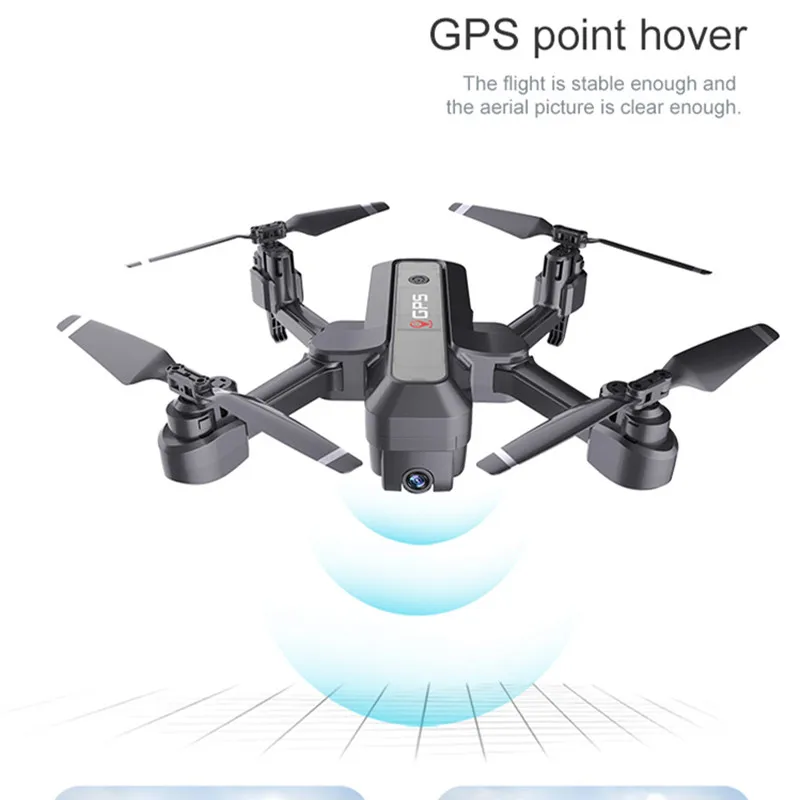 Складной Радиоуправляемый квадрокоптер с GPS H28 2 4 ГГц Wi-Fi FPV HD ESC | Игрушки и хобби