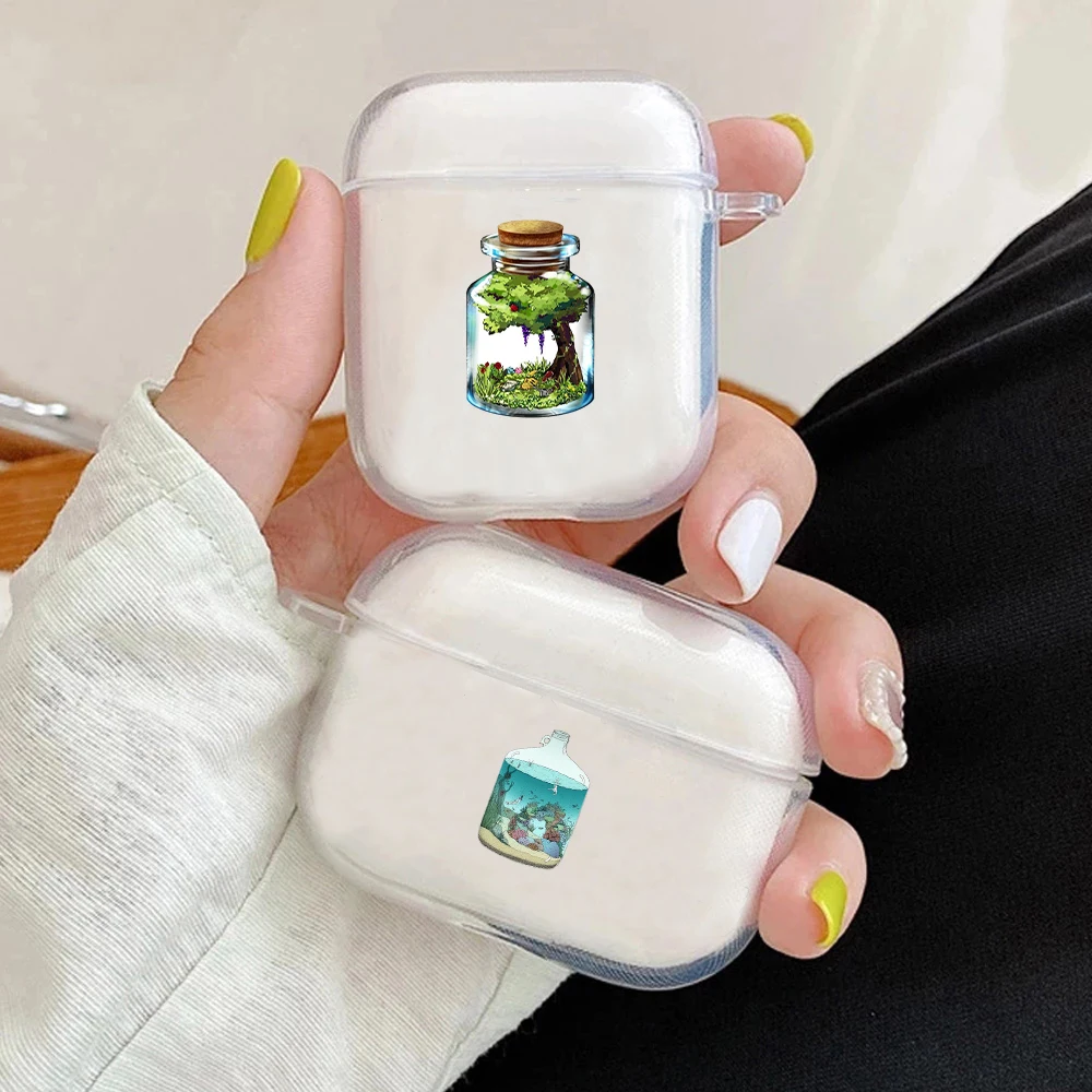 

Чехол для Apple Airpods Pro, силиконовый прозрачный чехол с забавным котом для Airpods 1, 2