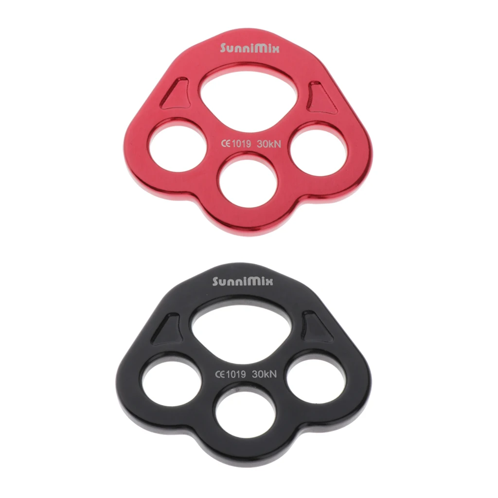 2 шт. алюминиевый сплав такелаж пластина карабин для альпинизма