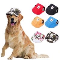 dog baseball cap outdoor pet sun hat summer canvas visor puppy cute fashion small dog sunscreen accessories