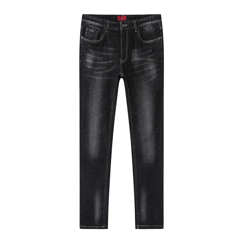 

Men's Jeans 2021 Straight Clothing Slim Pants Casual Trousers
